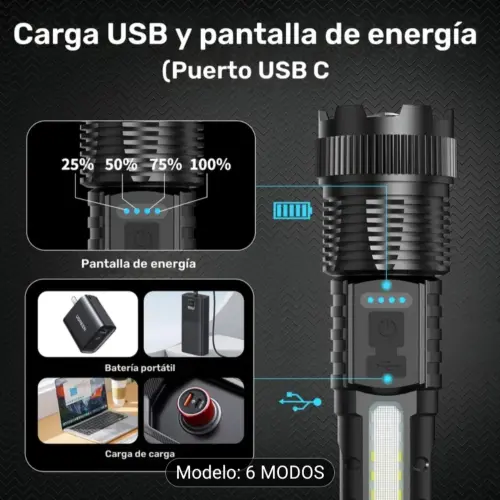 Linterna recargable potente mini's photo #3