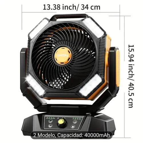 Ventilador recargable de 40 mil miliamperes's photo #1
